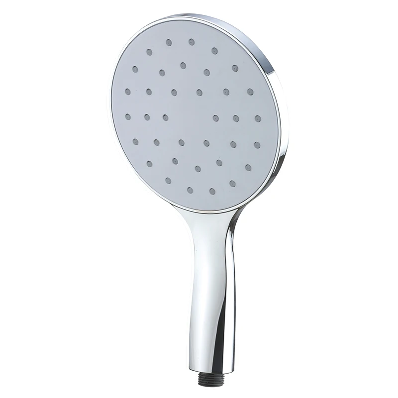 Handheld Pressurized Shower Head ABS Plastic Sprayer Water Saving Hand Shower Single Function Bathroom Accessories