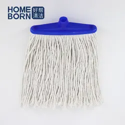 Xingtai newest product cotton 8.3inch plastic mop floor cleaning with broken tail