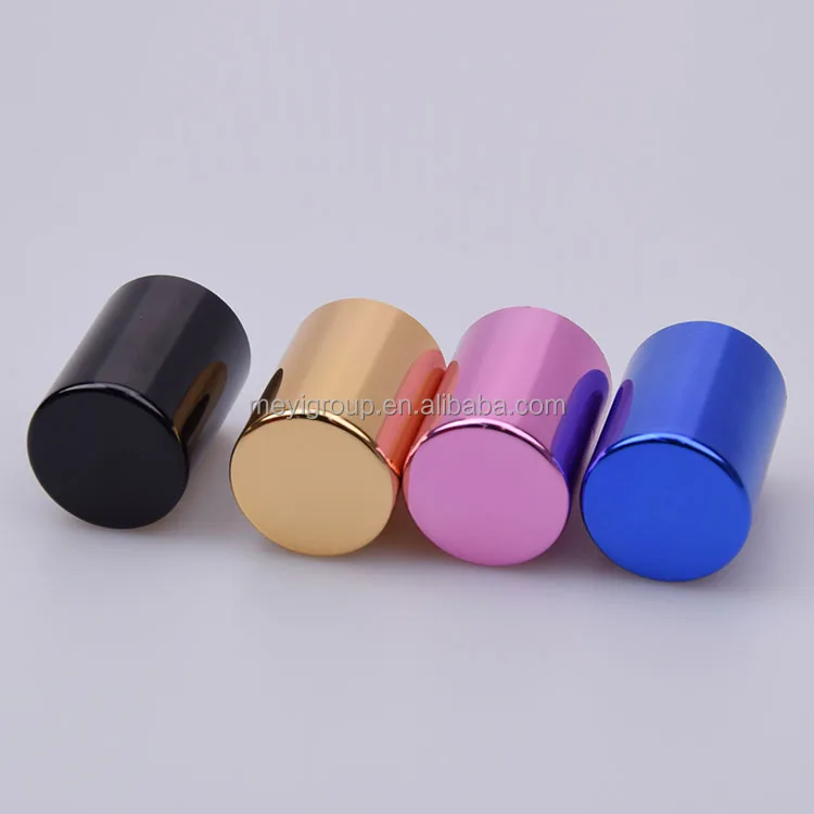 Hot selling 15mm 18mm 20mm Silver Gold Black Aluminum Perfume Spray Cap