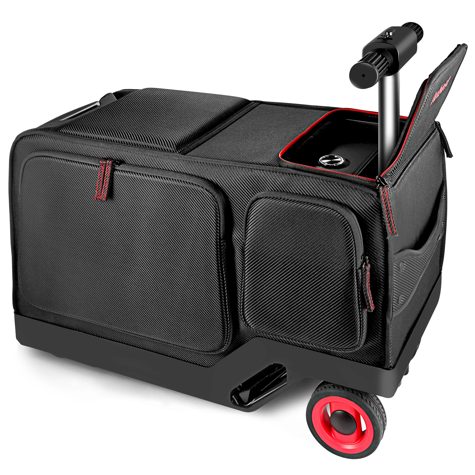 High quality electrical luggage Smart Cycling luggage airline approved carry on riding suitcases travel removable battery