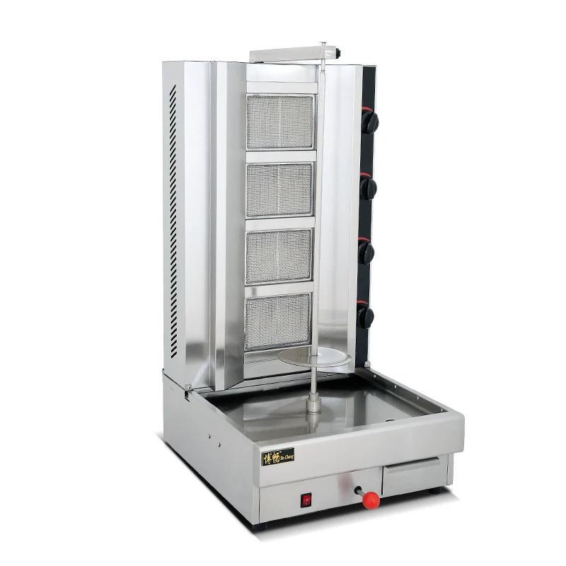 Factory Maker Commercial Professional chicken kebab machine  shawarma machine gas automatic-doner-kebab-machine