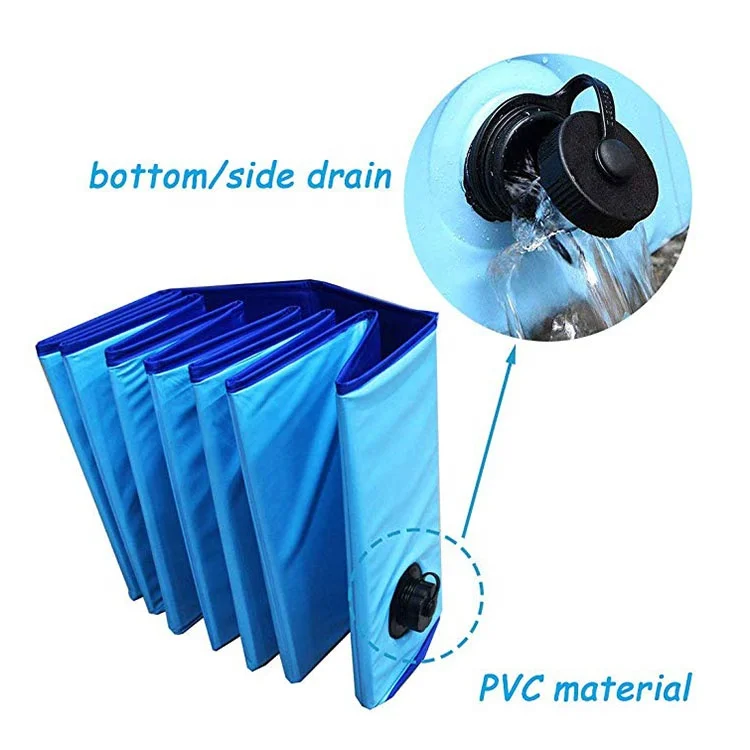 Yangyang Pet Foldable Bath Tub for Large Or Medium Sized Dogs Outdoor PVC Swimming Pool For Dogs And Cats Pet Dog Bath Tub