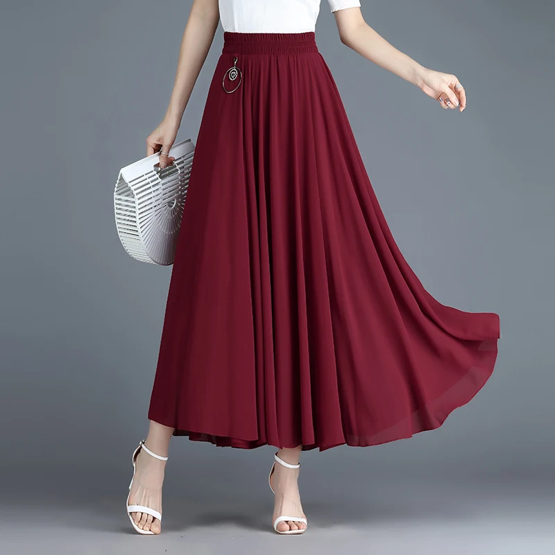 Custom sample spring summer fashion temperament long slim-fit skirt