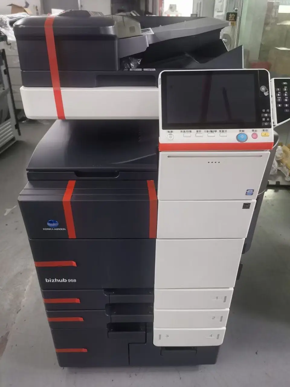 Second hand remanufactured machine A3 A4 Copier Bizhub color printer machine For Konica Minolta C458 copier