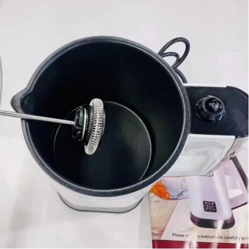 Stainless Steel Automatic Electric Milk Frother 220V Coffee Steam Bubbler Wholesale for Household Use Spot stock  Milk Frother