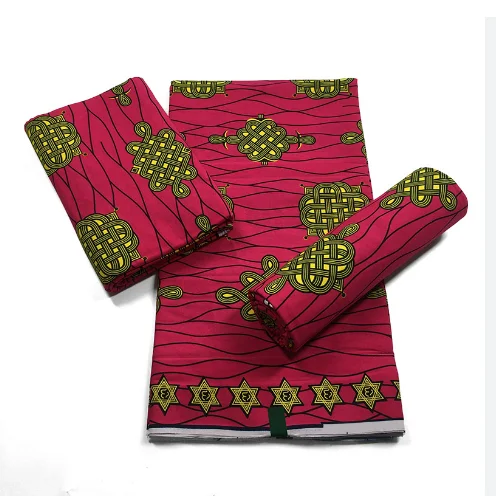 African George Java and Ankara Wax Print Style 100% Cotton Fabric Clothing Material