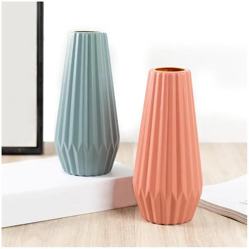 Flower Vase Home Decor vaso botanero 2 en 1 para snack Candle Cylinder Decoration Wholesale Porcelain High Vases Candle Holders