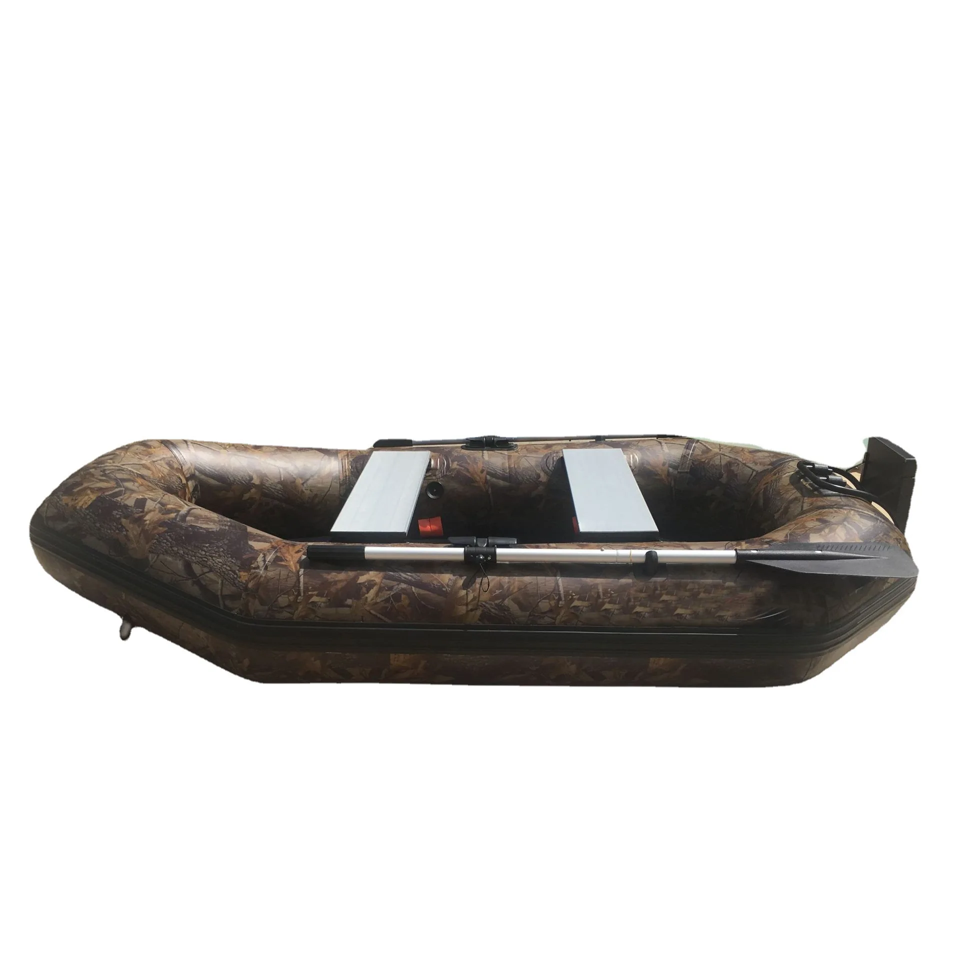 Manufacturer Cheap Drift Boats 250cm 8.3ft 2 Persons Drop Stitch Drift Boat Fishing Row Raft  Yoursjoys Wholesale