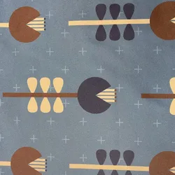 Colorful Custom Digital Printing Designs Velour Printed Brushed Knitted Polyester Rib Dralon Fabric Supplier