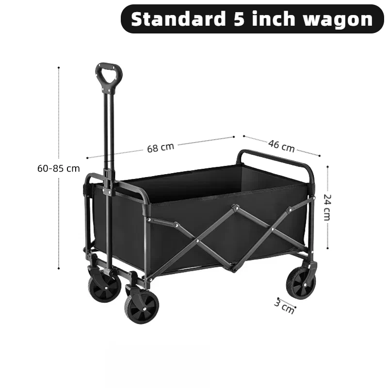 OEM Customization Portable Outdoor Garden & Beach Folding Camping Cart Picnic Trolley