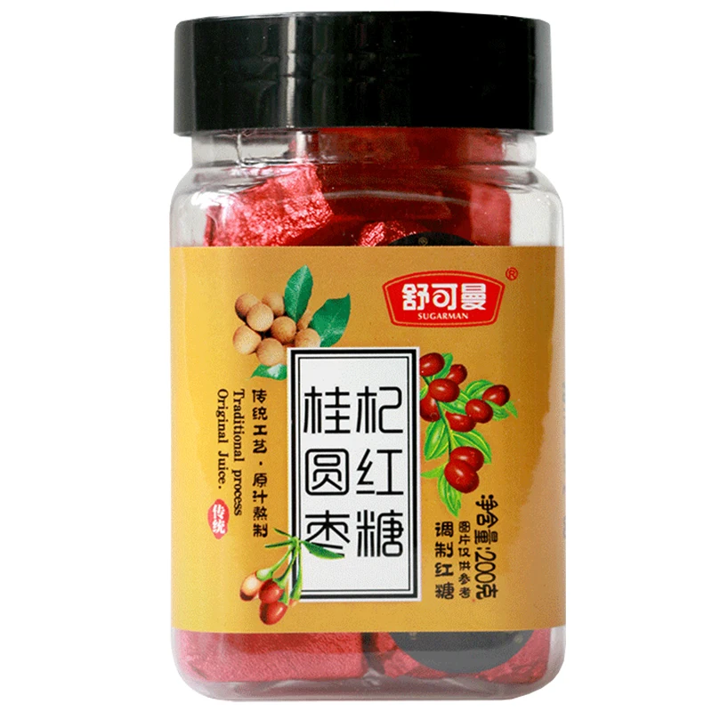 Promotional sugar cube Longan red dates wolfberry brown sugar combination tea