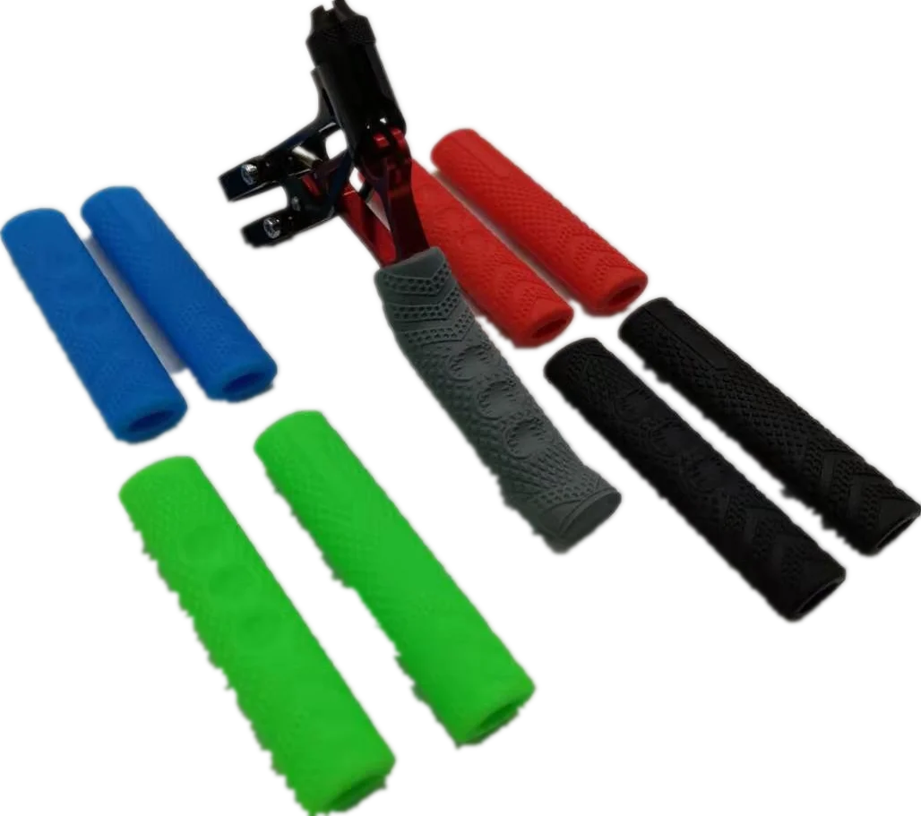 
Универсальный 5 видов цветов Силиконовые Захваты Антискользящая рукоять стояночного тормоза велосипеда Защитная Крышка Съемный грипса на руль крышка запчасти для велосипедов 