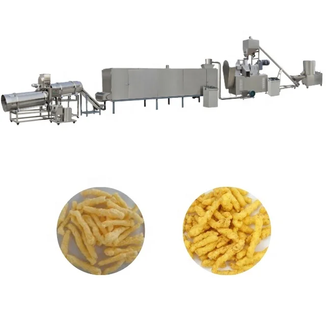 Snack food cheetos kurkure making machine savory snack production line