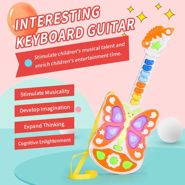 
Interesting Drop Shipping Global Musical Instruments Electric Guitar With Light And Sound 