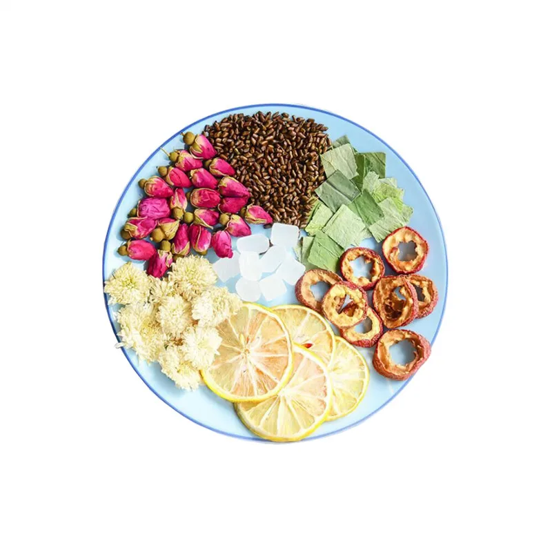 Free Sample Organic Herbal Relaxing Bowels Colon Cleanse Detox Tea With Dried Fruit Flower