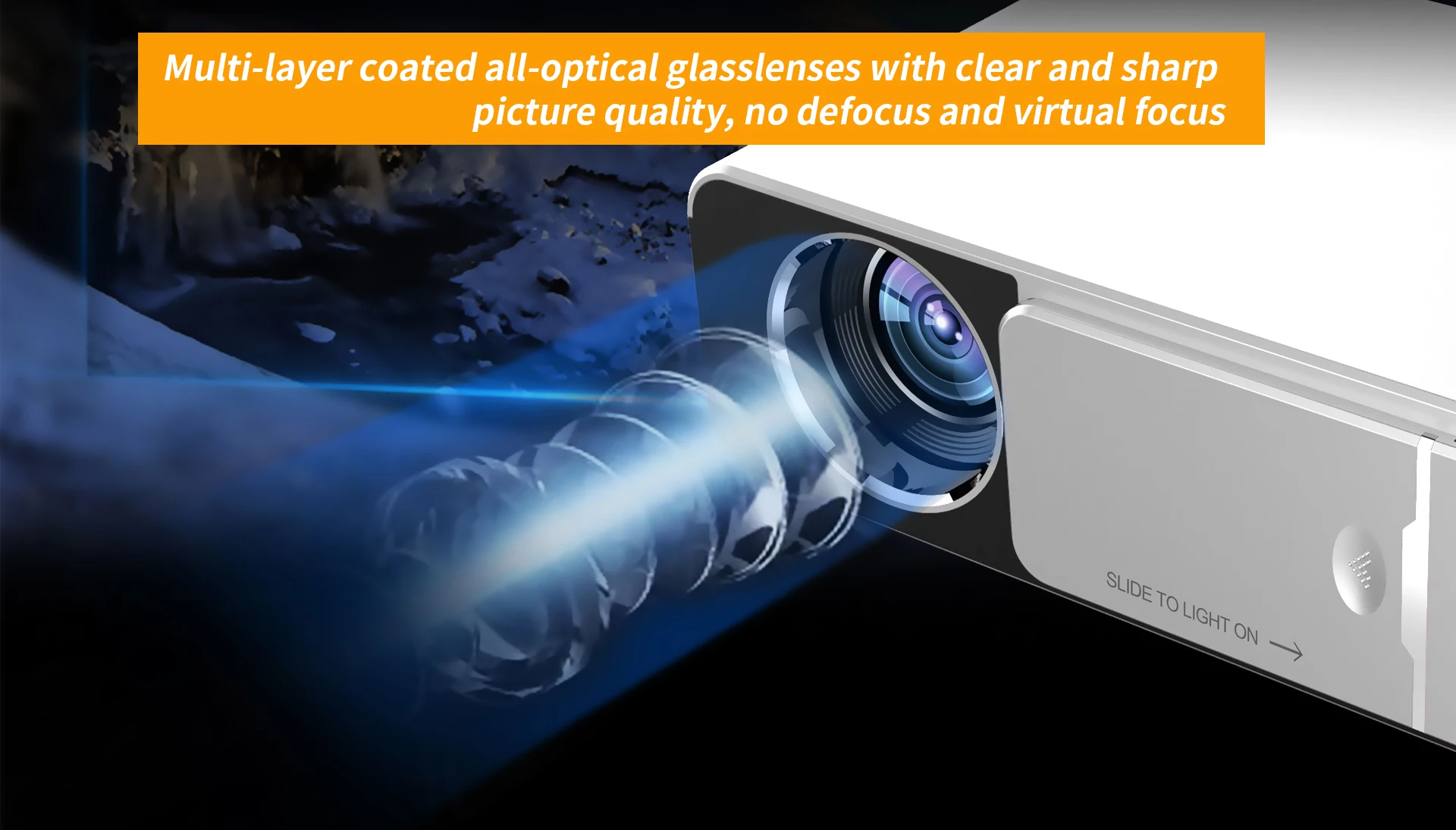 Excel Digital 600p 120 ANSI Lumens basic version mini beam smart hologram led dlp home theater mobiles projectors