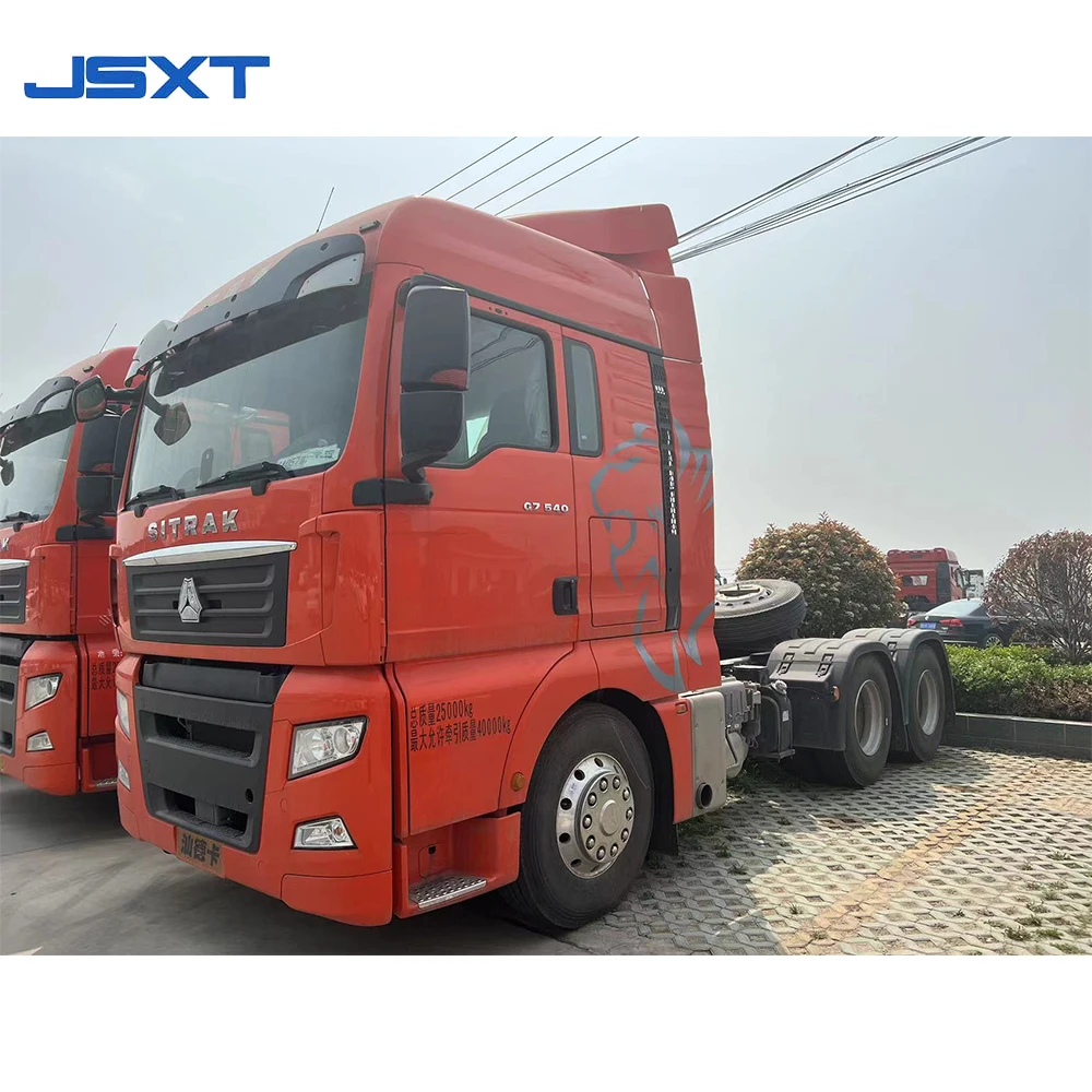 Second Hand Used Sinotruck Howo Sitrak C7H 6*4 Tractor Trucks Head for Russia