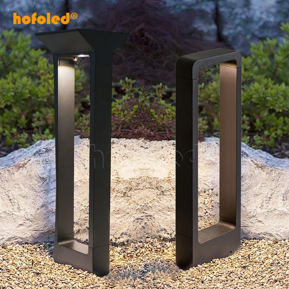 IP65 Waterproof Solar Powered Outdoor Pathway Lawn Lights LED Post Lamp Aluminum Solar Landscape Garden Light Solar Lawn Lights