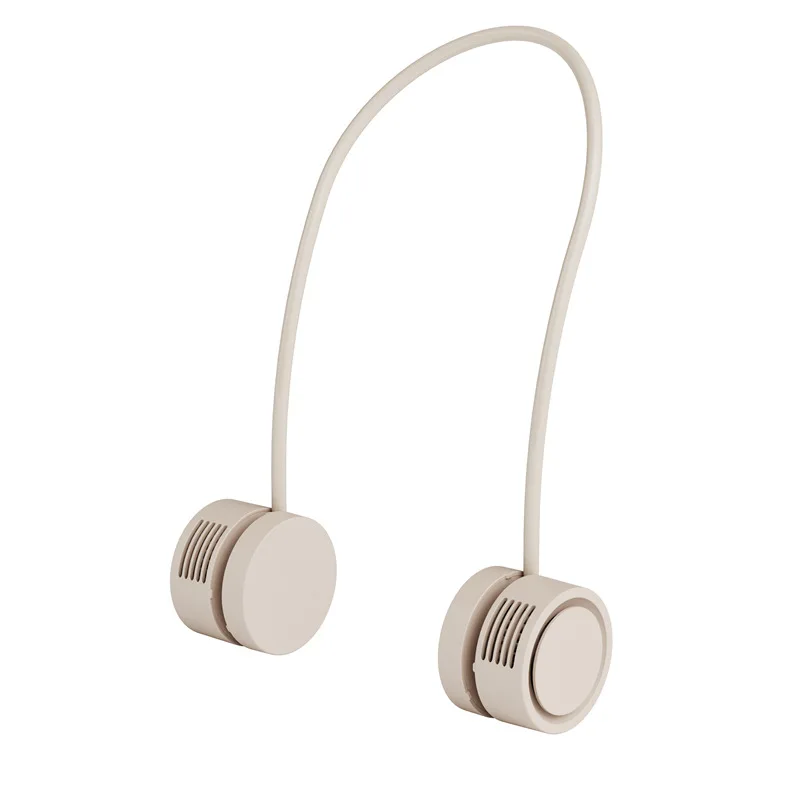 Wearable Sports  usb Neck Fan Hands Free Aromatherapy Hand-free Pocket Portable Folding USB Rechargeable hanging cooling fan