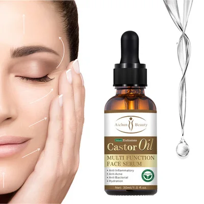 Ai chun Castor Seed Oil Facial Massage Spa Care Soothing  Brightening Firming 30ml