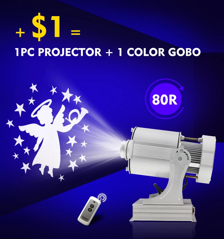 
led road sign gobo projector lights for street advertising 