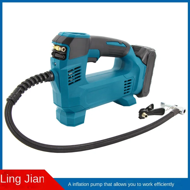cordless  air pump vehicle-mounted charging air pump small portable lithium battery tire electric inflator for automobile