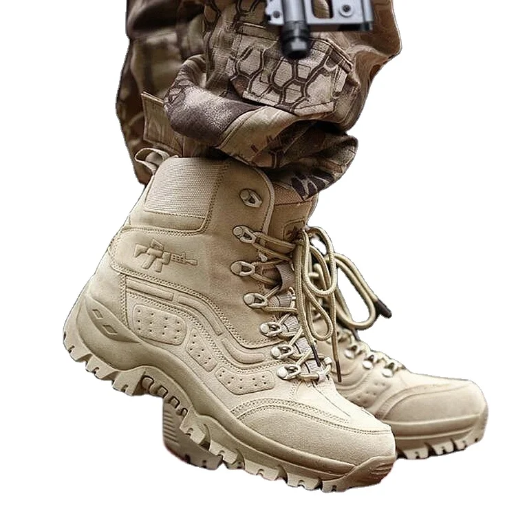 Tactical Military Mens Combat Boots High Top Outdoor Hiking Comfort Desert Boots Army boots