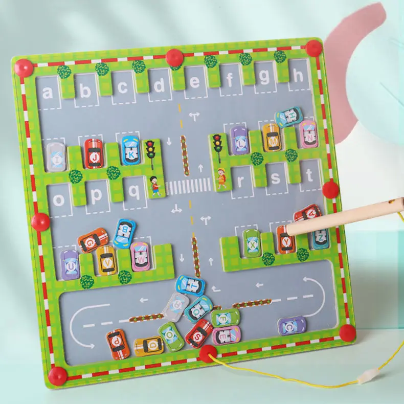 Hot Selling Wooden Game Board For Kids Activities Counting Matching Game Puzzle Board Fine Motor Skills Toys