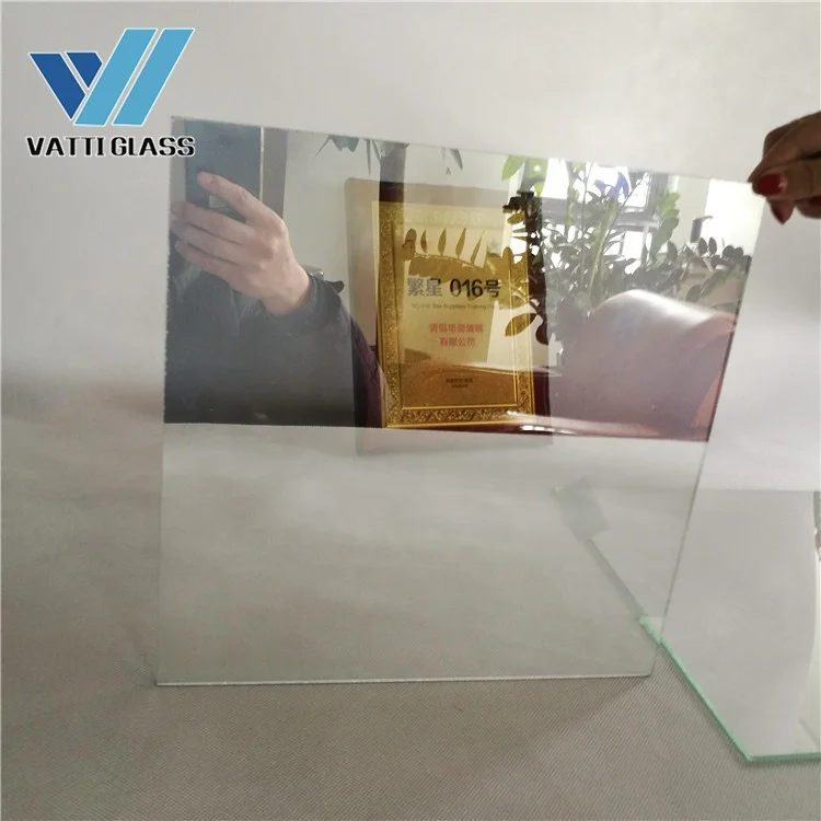 super quality magic mirror Two way mirror glass/TV mirror glass panel