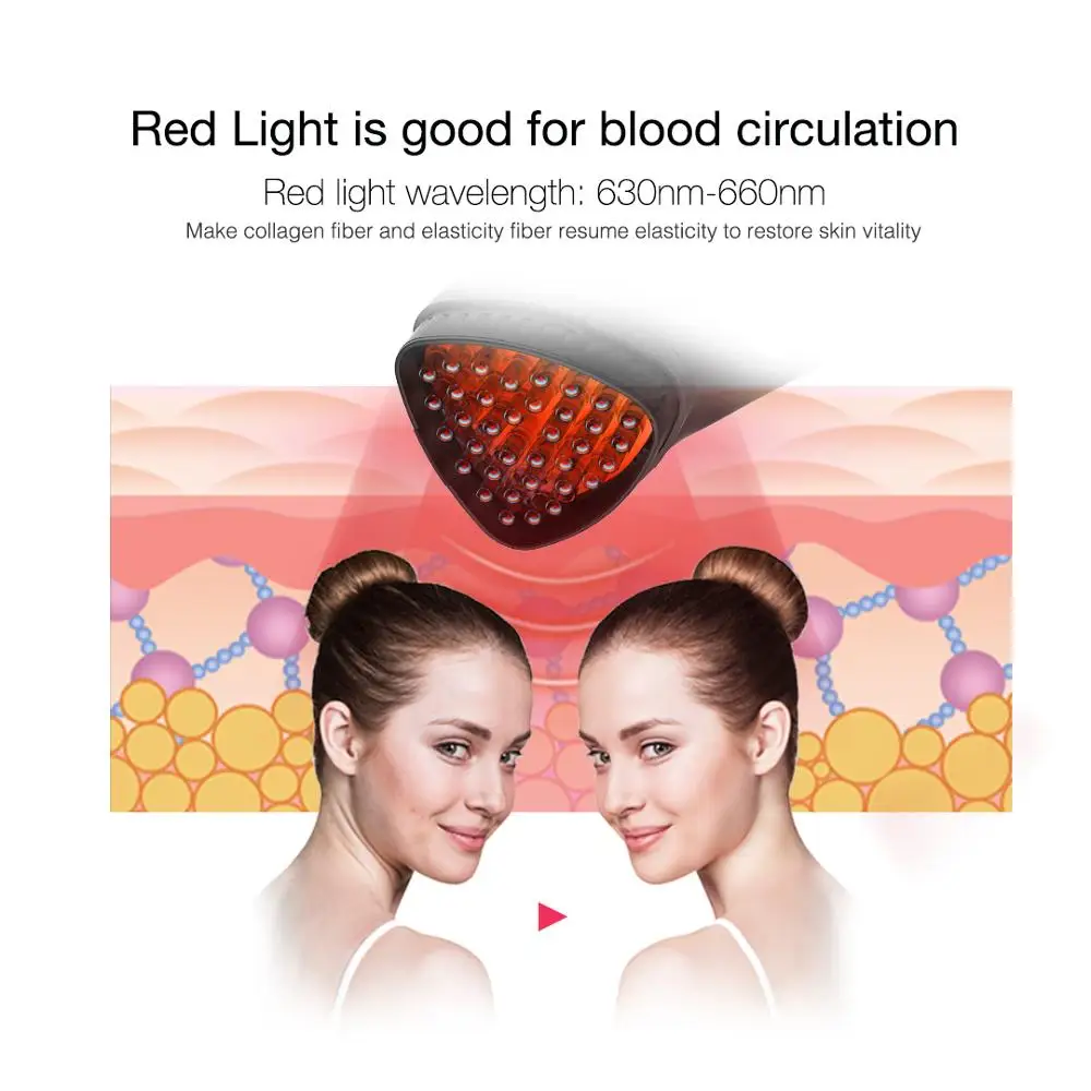 
Facial Skin Care EMS Electroporation LED Photon Light Therapy Machine Anti Aging Face Lift Tighten Skin Care Beauty Tool 