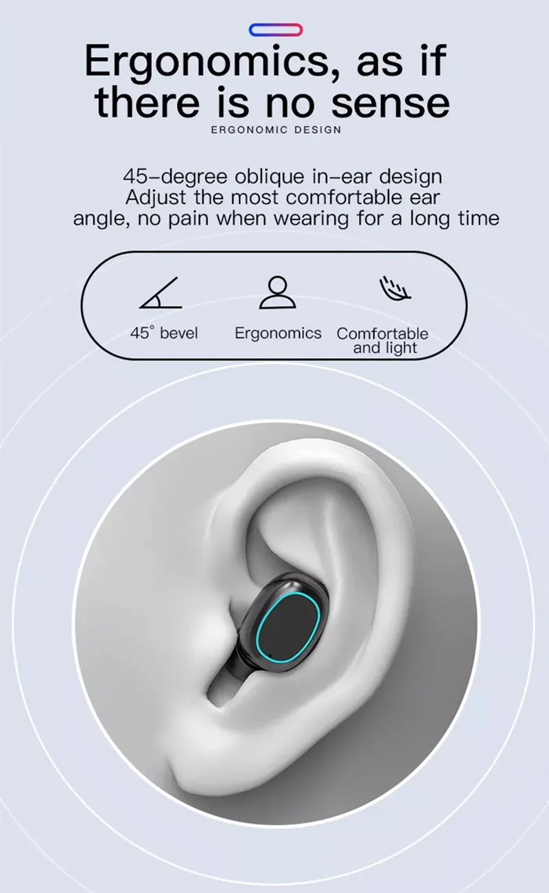 YAOJI high quality wireless handfree N21 sports earphones headphones earbuds pro tws 3 4 5 6 x15 a6s m28 y50 in ear buds earbuds