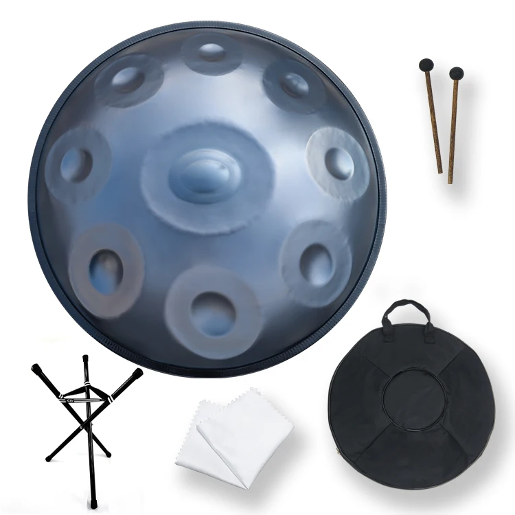 TAKU 9 10 12 Notes D Minor Scale Tongue Drum Handpan Ha D Minor Hand Pan DC04 Steel Yoga Pantam