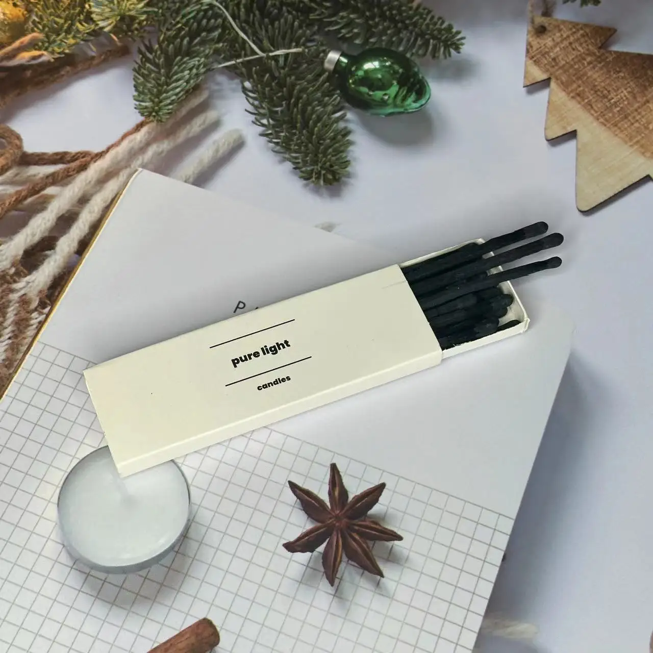 RSP Factory Promotes Direct Sale of Cheap Box Matches Private Customized Logo Labels Aromatherapy Candles Safety Matches