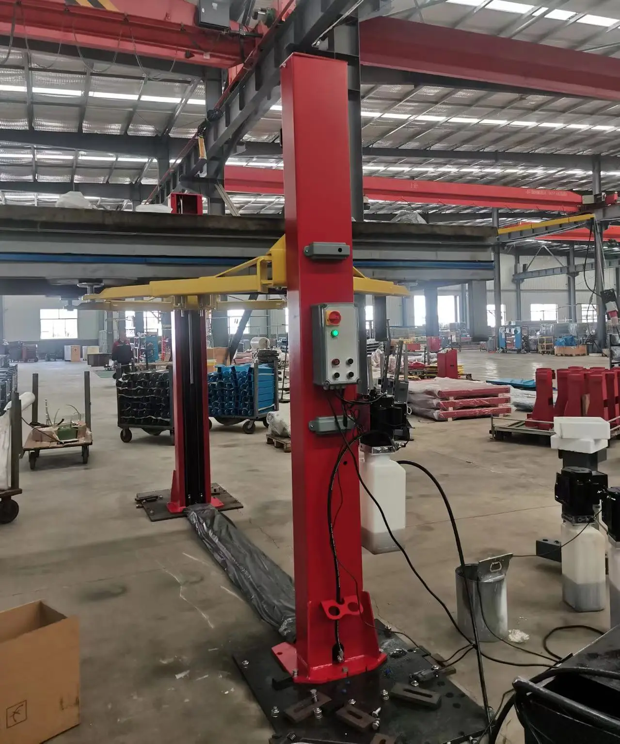 Workshop Electric release 4000kg Floor Plate Hydraulic Car Lift Electric unlock Two Post Car Lift