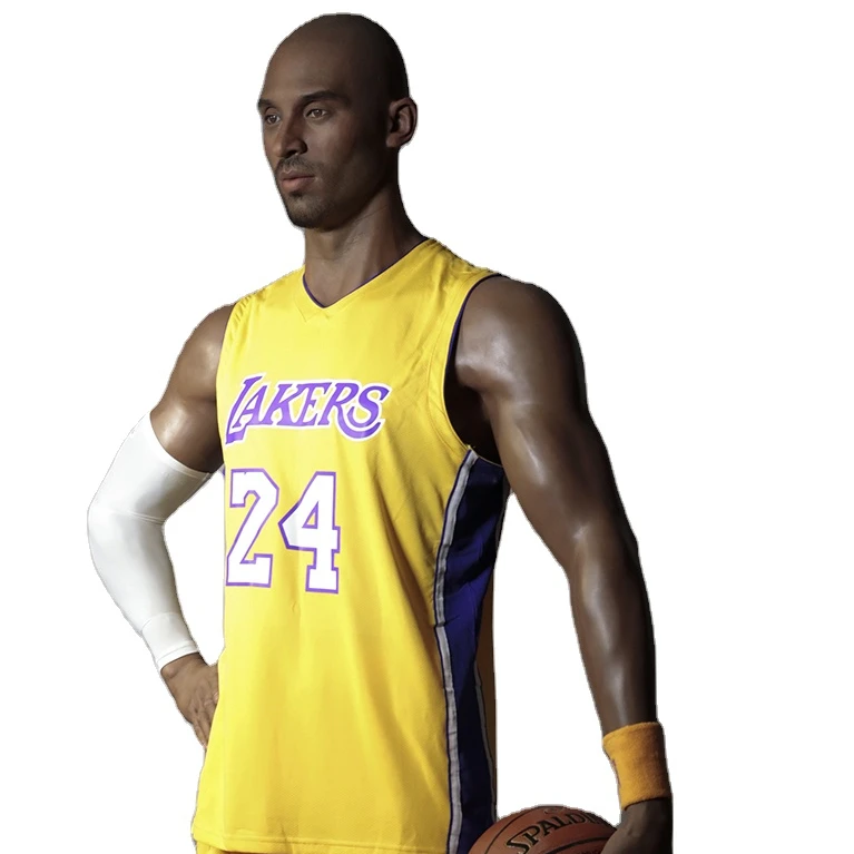 Famous Basketball Superstar Life Size Celebrity Wax Figure For Sale