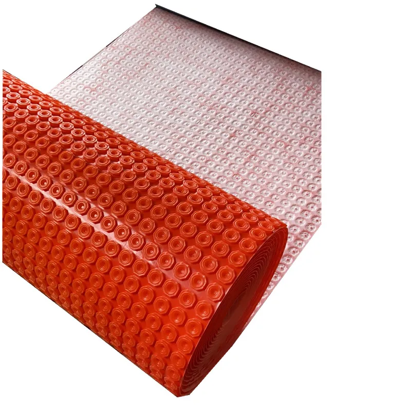 underfloor heating mat for floor warm system waterproofing uncoupling membrane  tile underlay tile fixing radiant floor heating