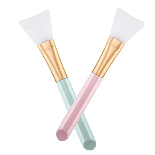Maquillaje Al Por Mayor Black Vegan Silicon Spatula And Face Mask Brush And Bowl Mask Customised Silicone Blender Brush Spatula