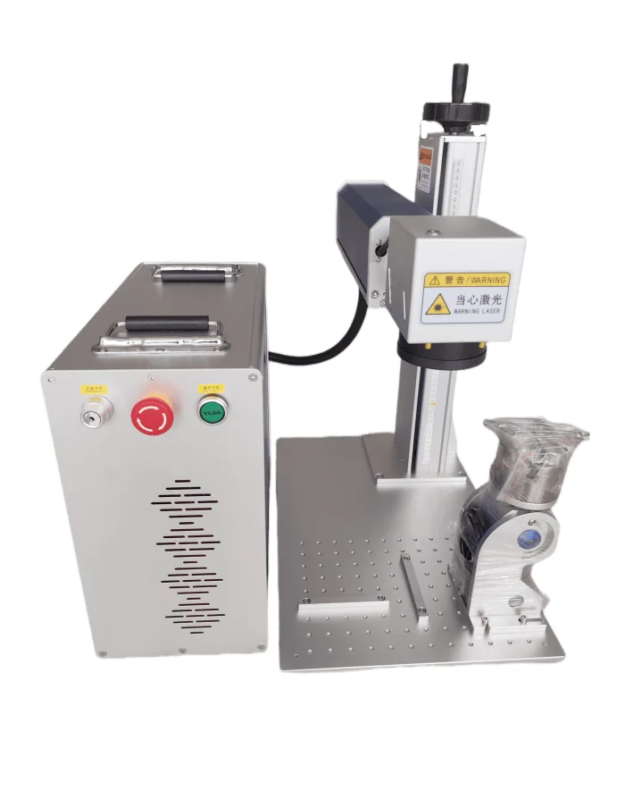 desktop Fiber Laser Engraver Name PlateMachine/20 Watt Fiber Laser Marking Machine  max source