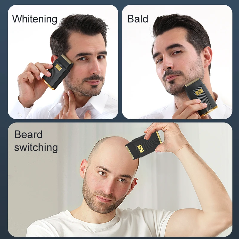 Suttik 2909 Household 7000rpm Single Foil Shaver Reciprocating Electric With Ultra-low Sensitivity Titanium Plated Knife Mesh