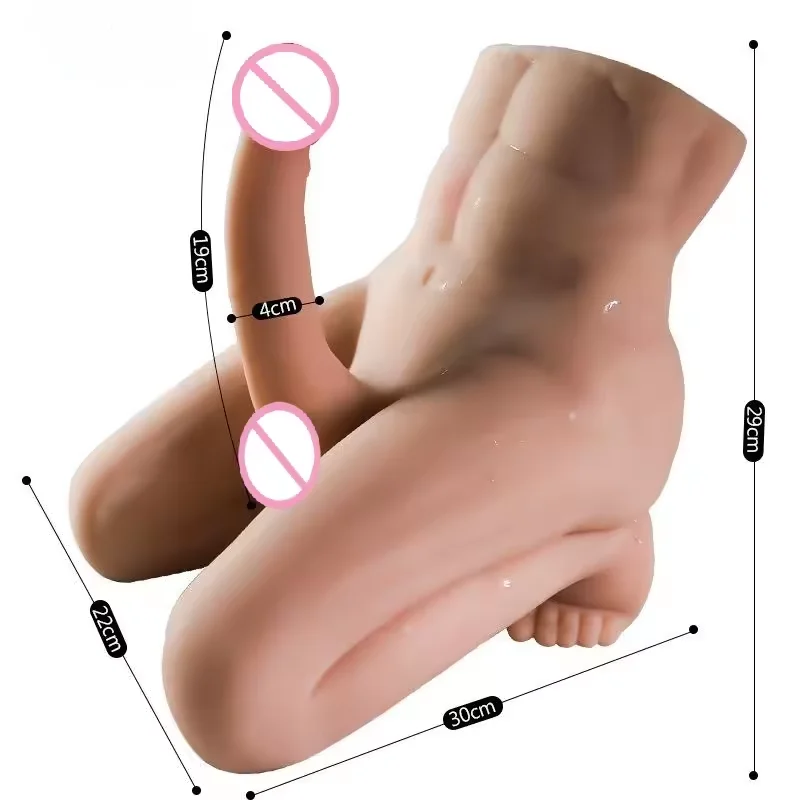 New arrivals solid half body big buttocks masturbators toys for women dildos for women huge realistic sex toys dildo for women