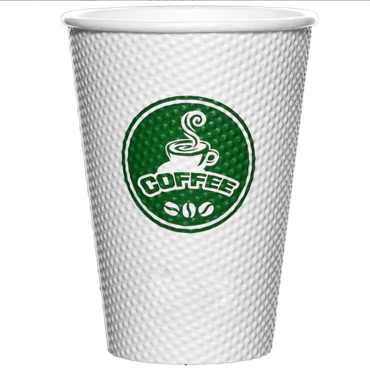 14oz printed eco friendly disposable custom logo coffee lid cover paper cups for coffee