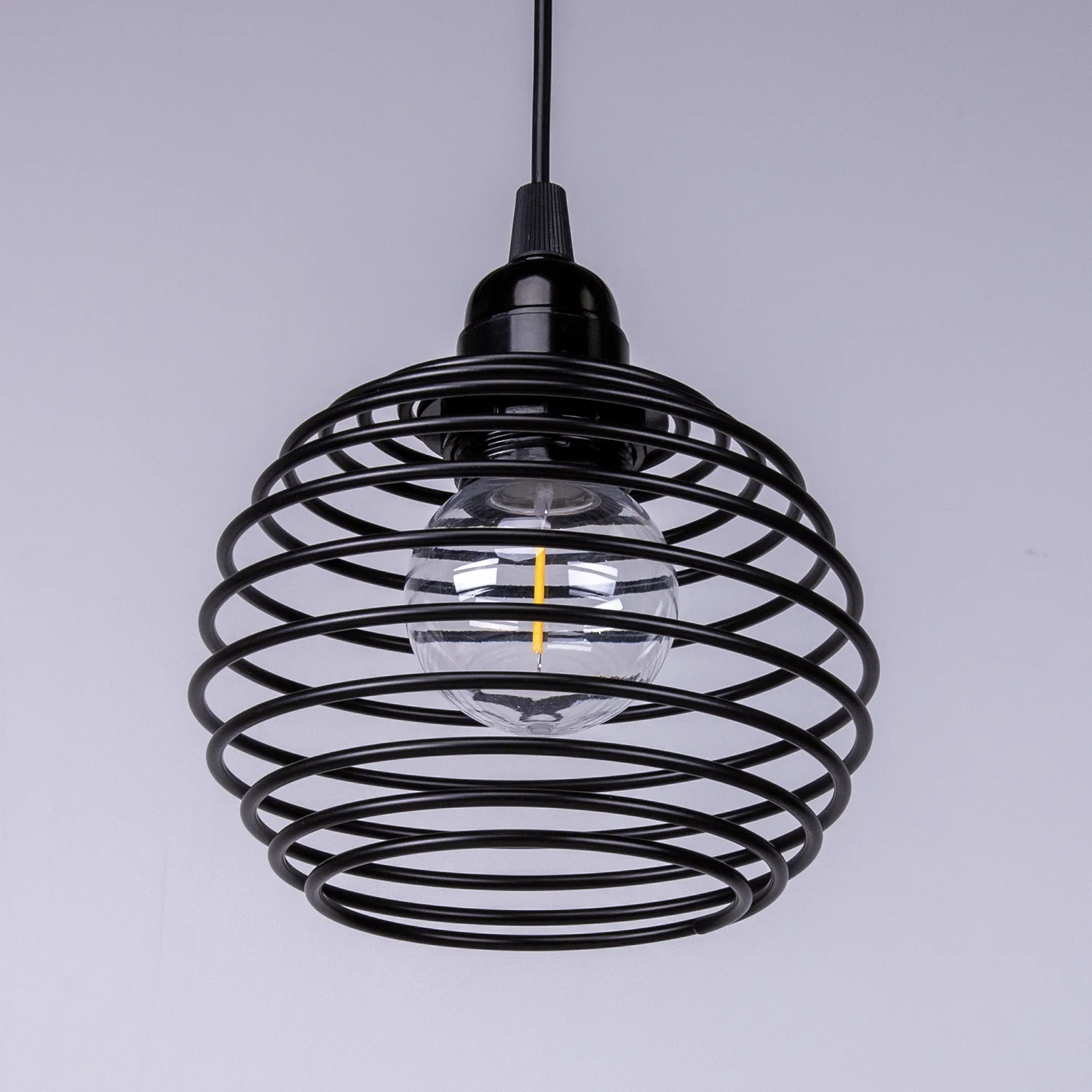 Светодиодные подвесные светильники на батарейках декоративные с металлической проволокой