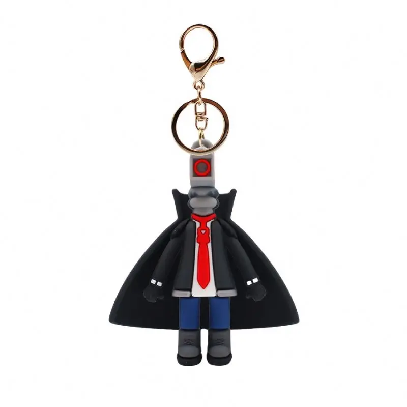 custom promotion gift Skibidi Toilet pvc keychain cartoon anime cute Man Monitor The Audio Camera Man bag pendant toy keychains
