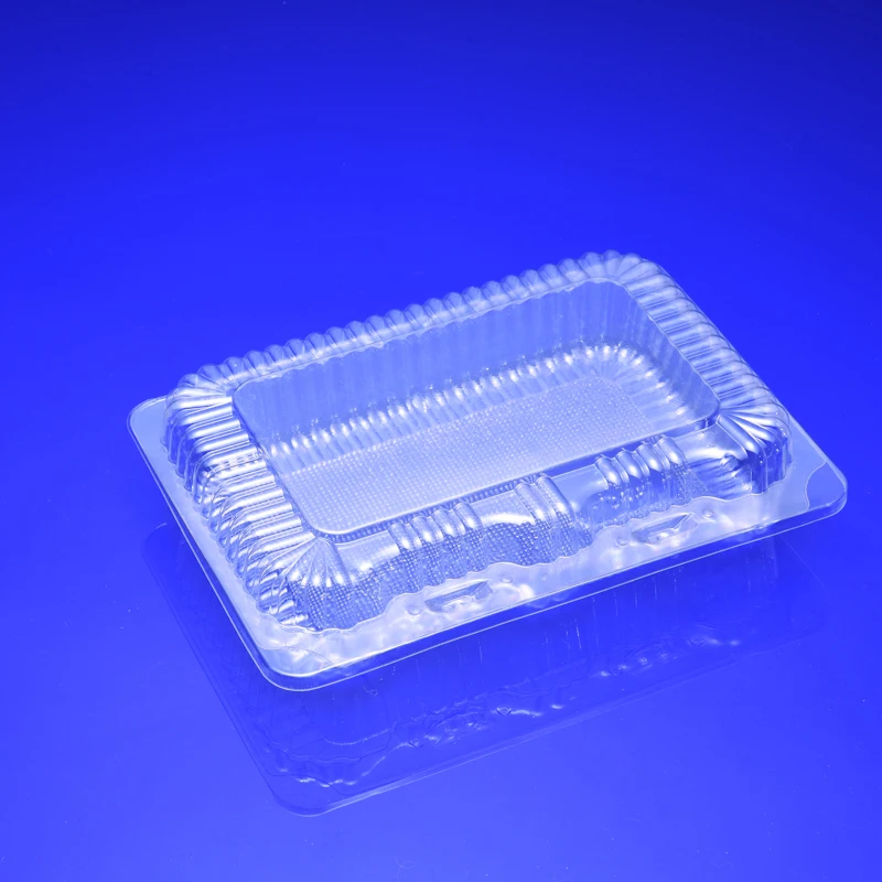 Manufacturing PET PP PS APET CPET BOPS blister thermoforming plastic food tray vacuum forming machine anti-fog plastic container