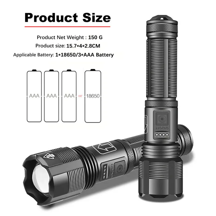 XHP70 Flashlight  (11)