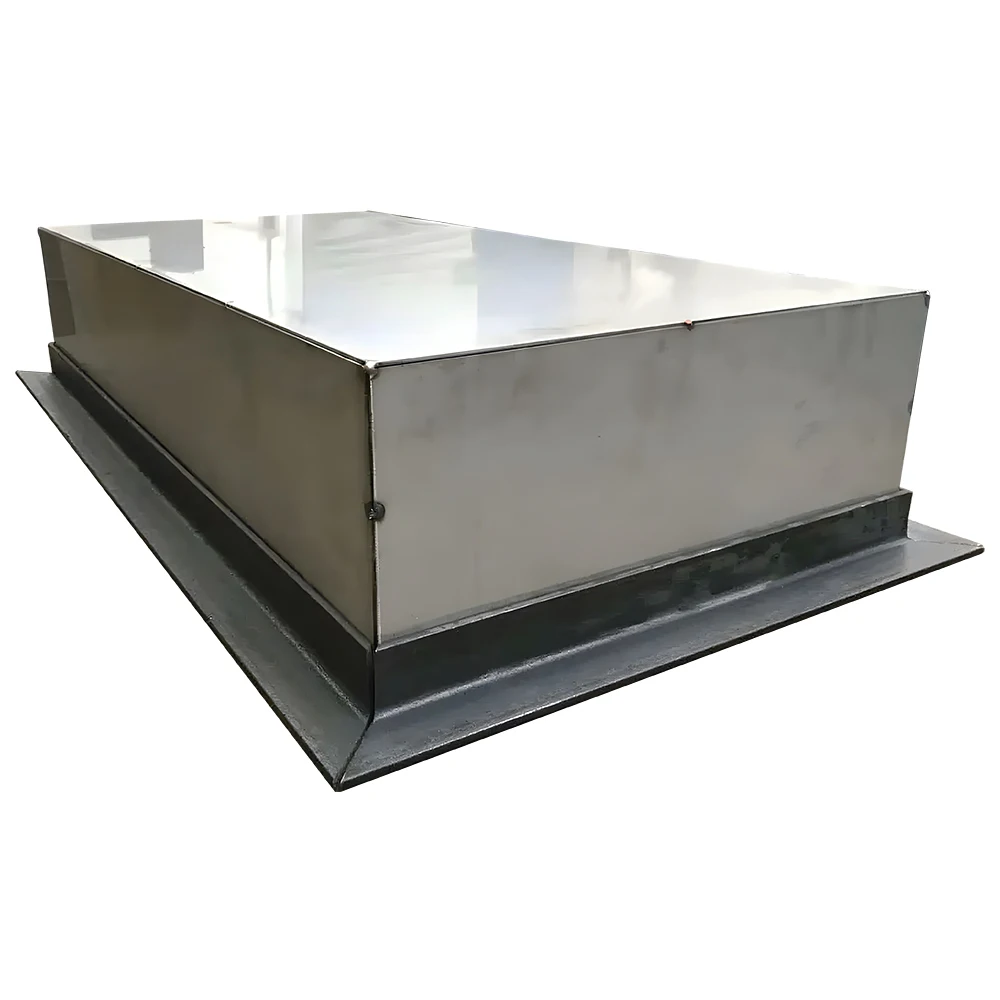 OEM custom large engineering stainless steel frame sheet metal box processing metal plate laser cutting welding forming service