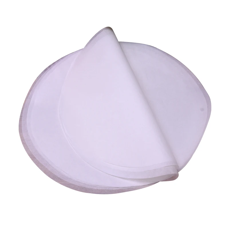 Double Sided Parchment Paper Silicone Release Baking Paper Sheets Round Non-Stick Barbecue Meat Paper