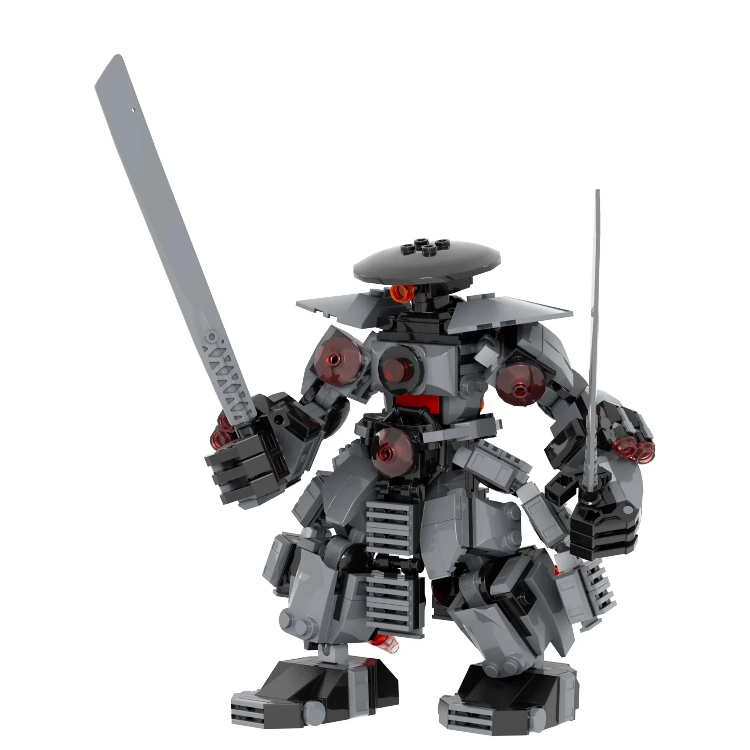 MOC1349 MOC Giant Rock Samurai Mecha  449PCS Building Block Collect Toy Bricks