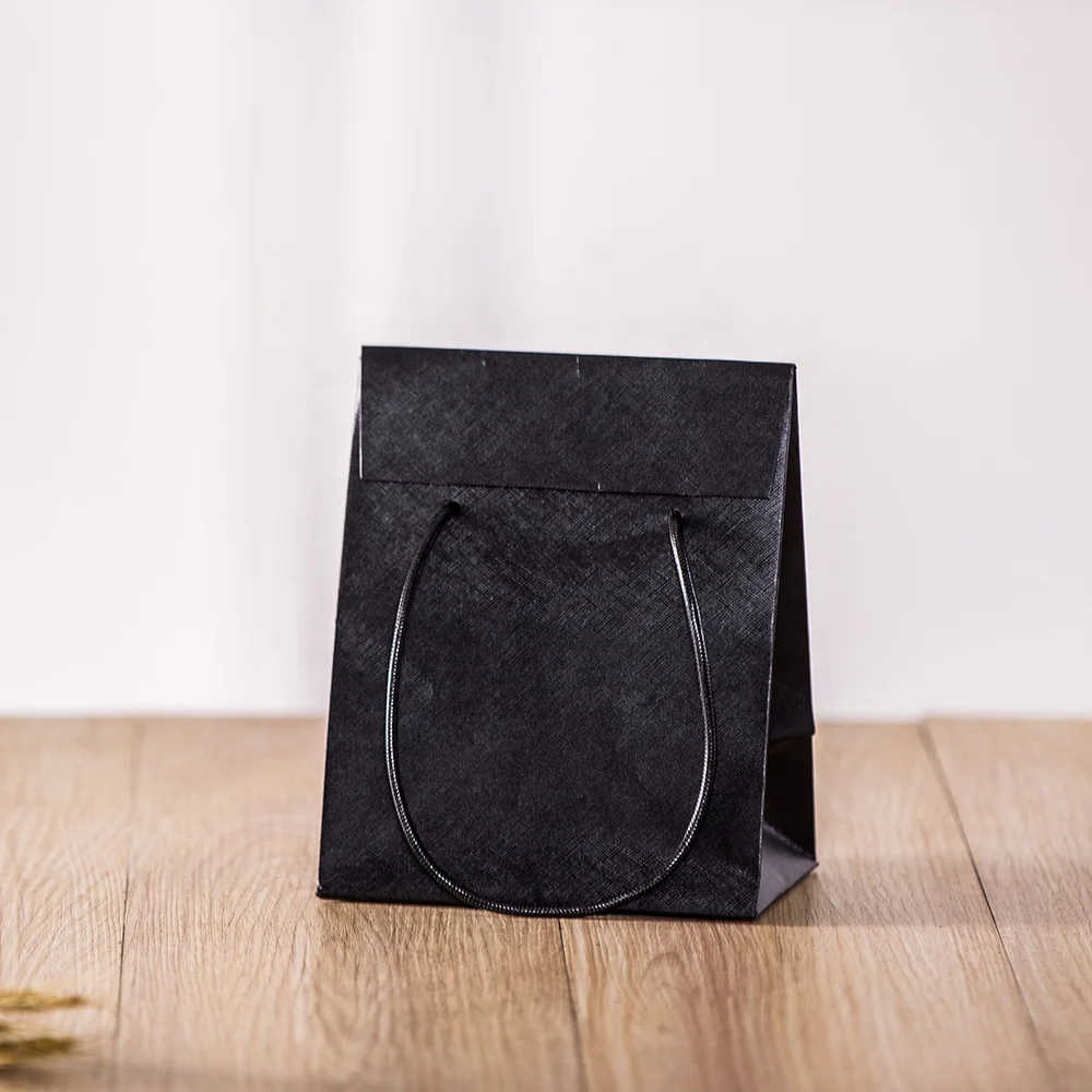 2019 Creative Custom Printed Your Own Logo White Brown Kraft Gift Craft Shopping Paper Bag With Ribbon Handles