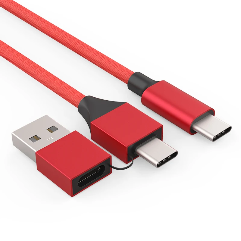 
2 in 1 2021 Factory type-c cable 3A type-c usb cable samsung type c cable for samsung mobile phone 